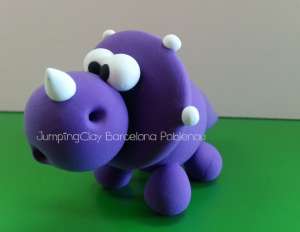 Triceratops Jumping Clay