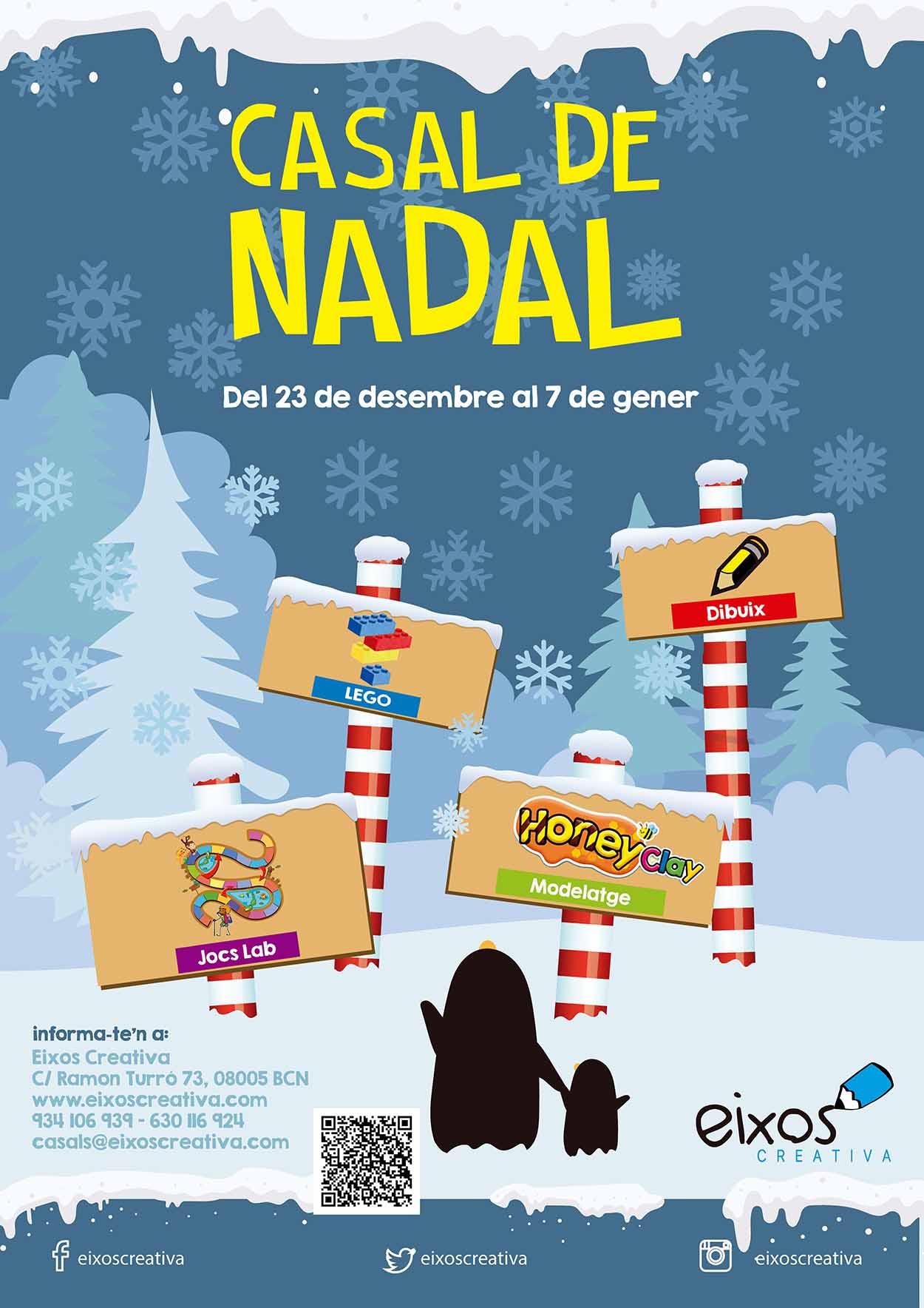 Cartell del casal de Nadal 2024